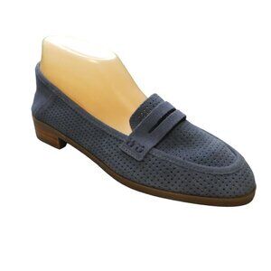 Lucky Brand Caylonp Blue Suede Flats Loafers Womens 8